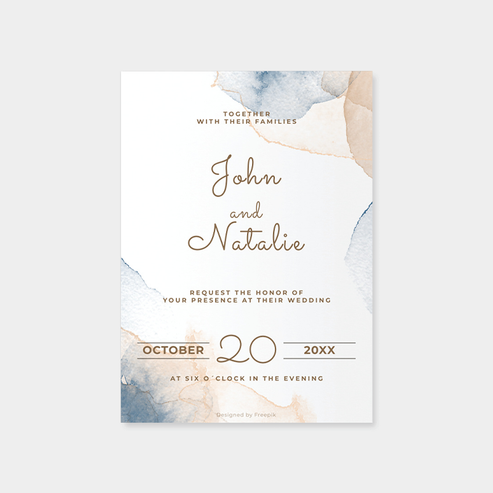 Wedding invitation – Customer's Canvas Demo