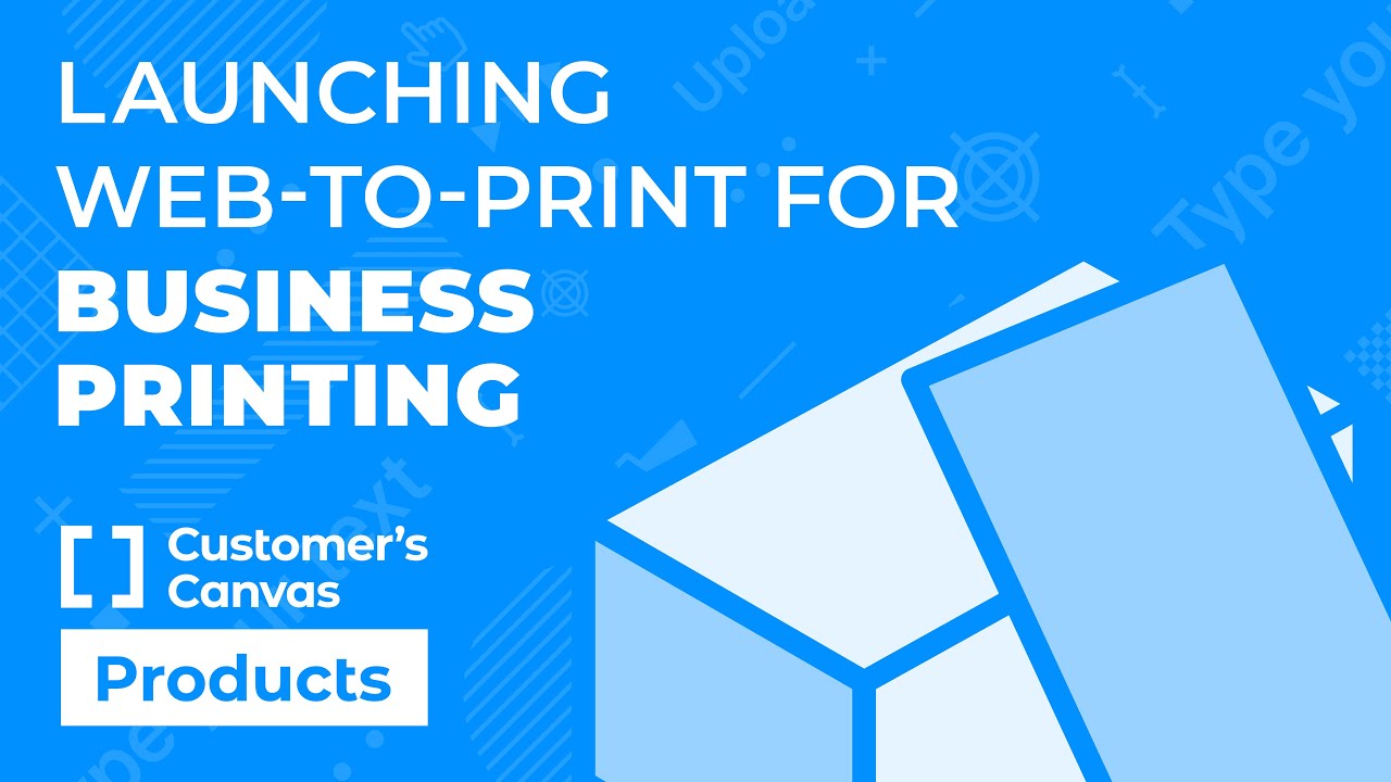 Load video: In this video, you will know what you need to launch a web-to-print editor to sell personalized business cards online. Customer’s Canvas is a flexible tool that you can customize to suit your needs, the requirements of your equipment, and the demands of your customers.